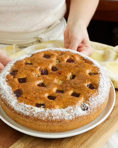 torta matera de membrillo lista y decorada
