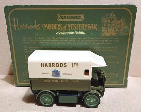 Walker Electric Van de Harrods de Matchbox Yesteryear