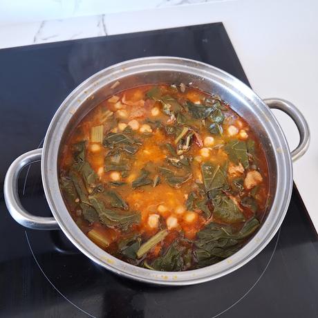 Potaje exprés con callos y acelgas Potaje exprés con callos y acelgas