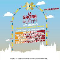 Horarios de La Sagra Suena 2026