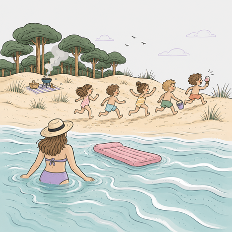 El mar se acerca.