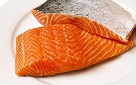 Salmón en salsa de queso