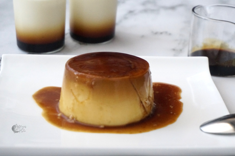 Flan de queso sin horno