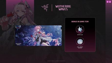 Razer anuncia colección de Wuthering Waves