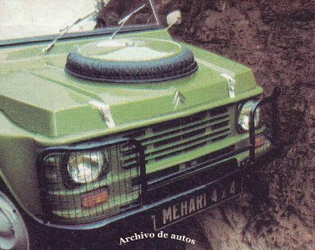 Méhari 4x4 presentado en 1979 en Francia