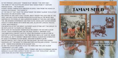 Tamam Shud - Evolution & Goolutionites And The Real People (1969/1970)