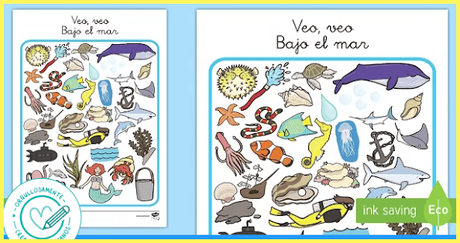 Buscar y contar objetos en verano Buscar y contar objetos en verano