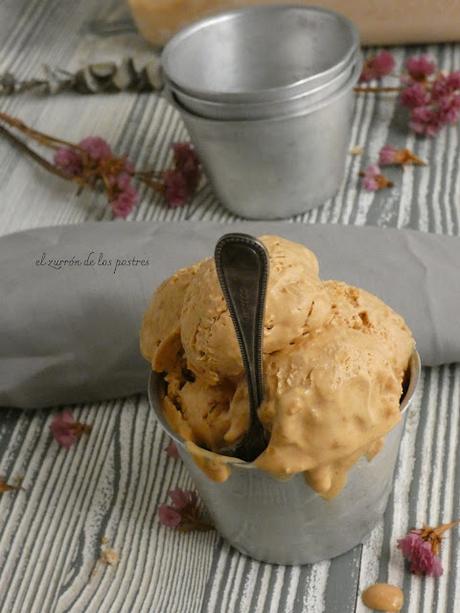 Helado de Dulce de Leche y Maní Helado de Dulce de Leche y Maní