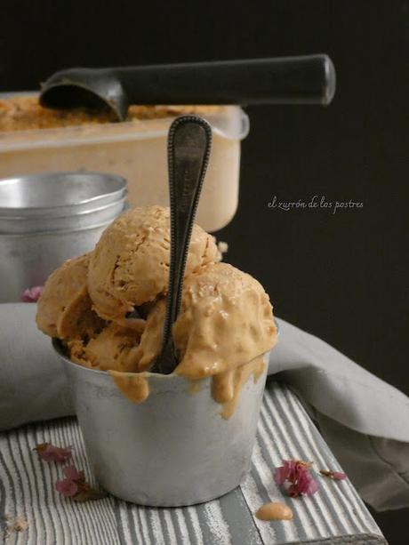 Helado de Dulce de Leche y Maní Helado de Dulce de Leche y Maní