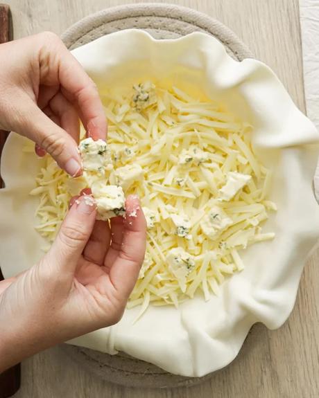 agregar queso a la tarta