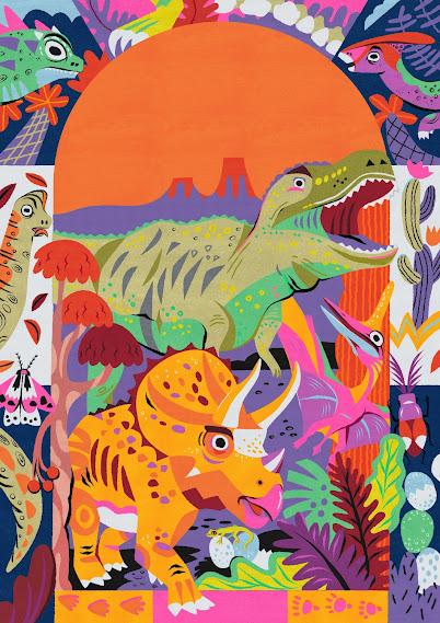 Los vivaces dinosaurios de Aliz Buzás