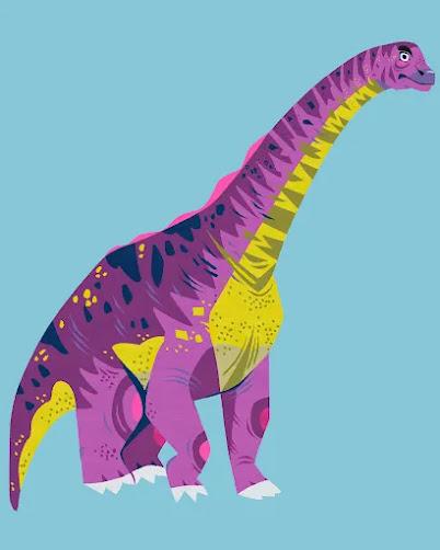 Los vivaces dinosaurios de Aliz Buzás