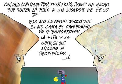 Tarjeta roja para la Casa Blanca.