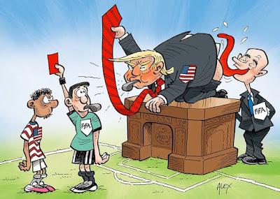 Tarjeta roja para la Casa Blanca.