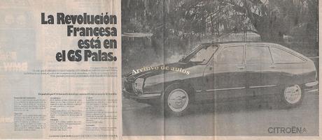 Primeras publicidades de autos importados a Argentina en 1979
