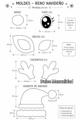 🦌🎅Moldes y tutorial de hermoso renito navideño Reciclando latas q🎄🎅