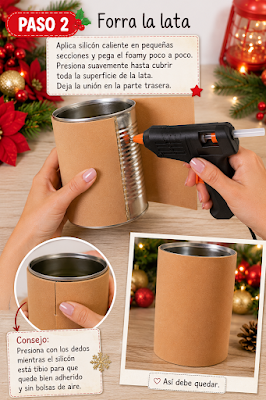 🦌🎅Moldes y tutorial de hermoso renito navideño Reciclando latas q🎄🎅