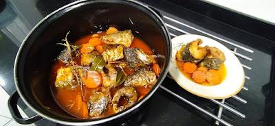 Escabeche de caballa, de casa