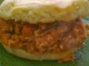 arepas rellenas enchilada