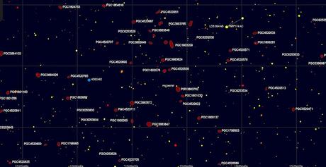 Un inesperado cúmulo de galaxias