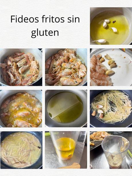Fideos fritos sin gluten Fideos fritos sin gluten