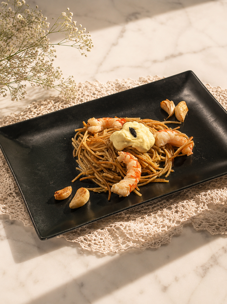 Fideos fritos sin gluten Fideos fritos sin gluten