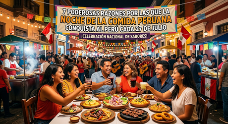 7 Poderosas Razones por las que la Noche de la Comida Peruana Conquista al Perú cada 27 de Julio