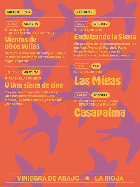 Programación Sierra Sonora 2026