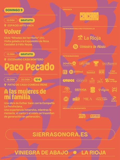 Programación Sierra Sonora 2026