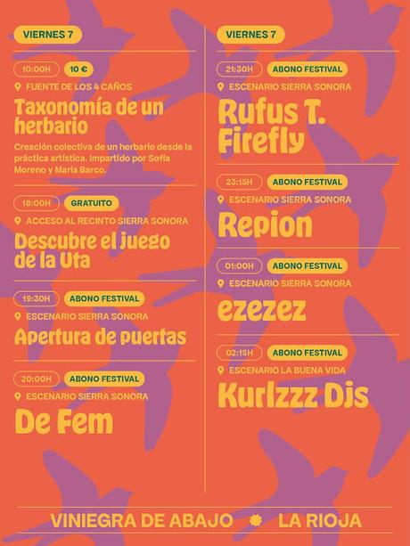 Programación Sierra Sonora 2026