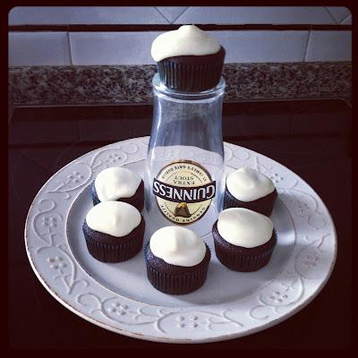 Cupcakes de Cerveza Guinness