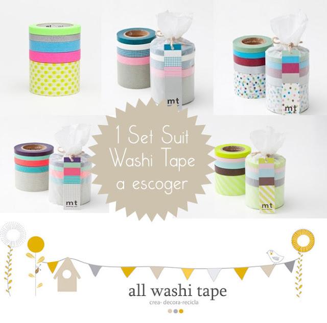 Ideas con washi tape yresultado del sorteo!