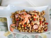 Salpicón garbanzos marisco