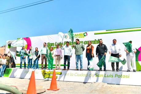 Gobierno estatal pone en marcha programa “Enchúlame la Colonia” en Nueva Progreso