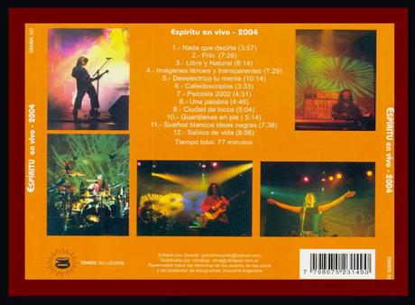 Espíritu - En Vivo 2004 (2005) Espíritu - En Vivo 2004 (2005)