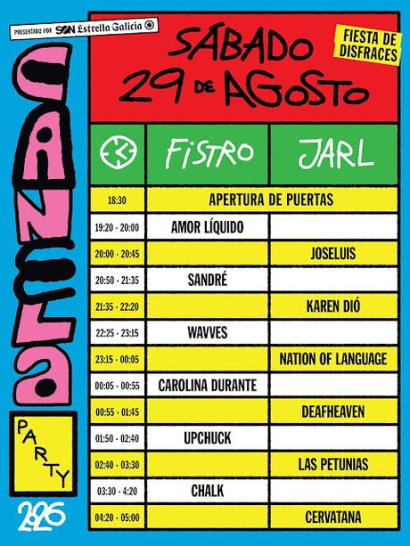 Horarios del Canela Party 2026