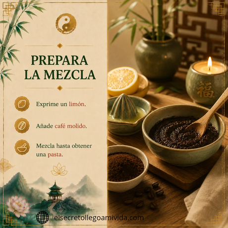 Ritual de limpieza con limón 🍋 y café ☕