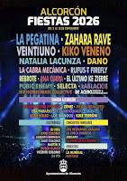 Conciertos Fiestas de Alcorcón 2026