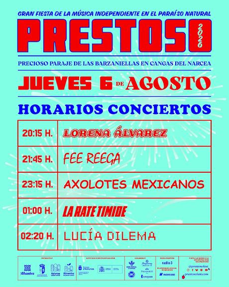 Horarios del Prestoso 2026 en Cangas de Narcea