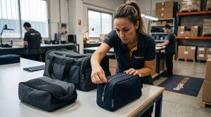 Neceseres personalizados: qué modelo elegir según la campaña Pack deportivo con neceser y bolsa para zapatos personalizados