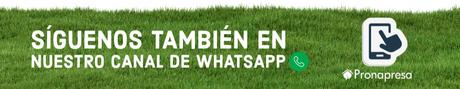 Síguenos en nuestro canal de WhatsApp Pronapresa