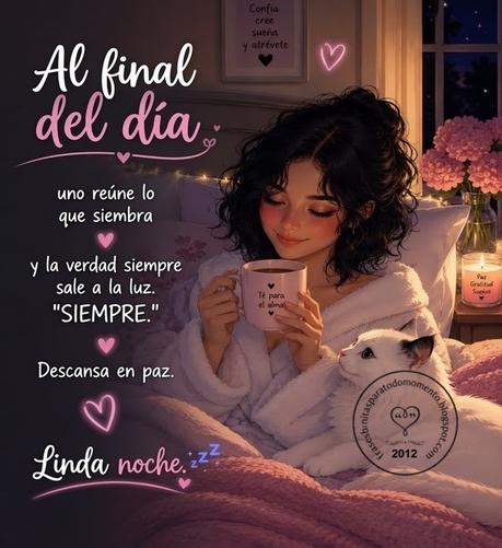 Al final del dia. Al final del dia.