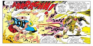 El Mjolnir marvelita (derribando el Thor de Aaron)