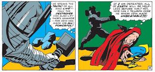 El Mjolnir marvelita (derribando el Thor de Aaron)