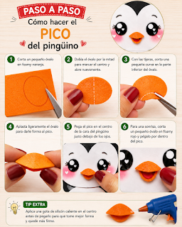 🎄🐧Moldes y tutorial de pingüino navideño en foami para decorar en navidad 🎄 🎄🐧Moldes y tutorial de pingüino navideño en foami para decorar en navidad 🎄