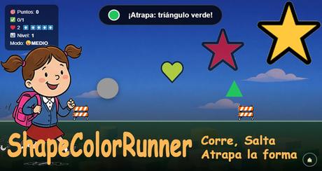 Shape Color Runner. ShapeColorRunner. Corre, salta y atrapa la forma.