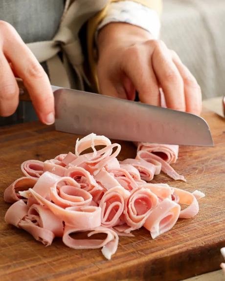 jamon cocido en tiras