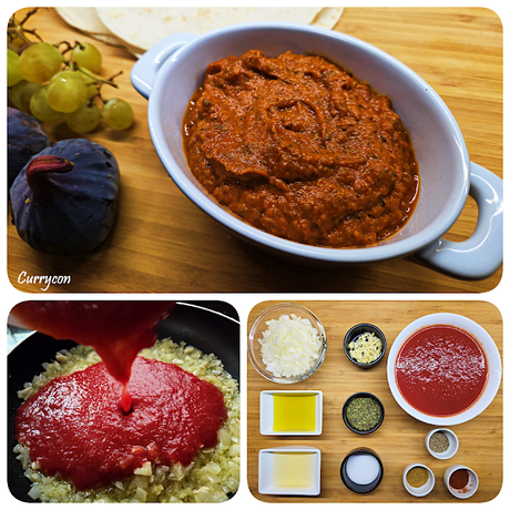 Salsa roja para kebab casera