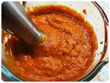 Salsa roja para kebab casera