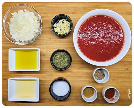 Salsa roja para kebab casera
